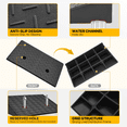 thumbnail image 4 of Magshion 2 Pieces Rubber Curb,4" Rise 19" Length Heavy Duty Loading Driveway Ramp for Cars, Wheelchair, 4 of 8