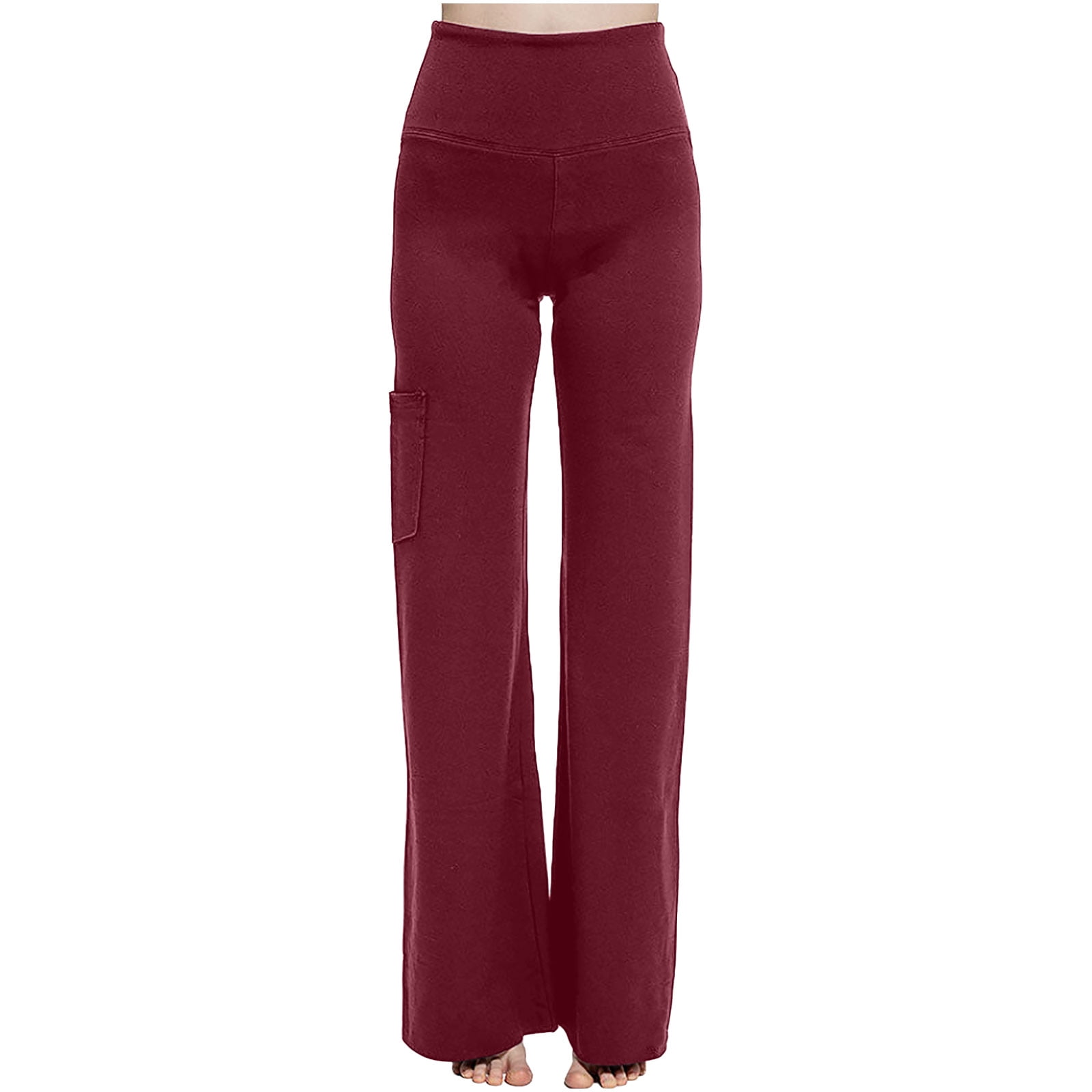 Olyvenn Women's Loose High Waist Full Length Long Pants Wide Leg Pants