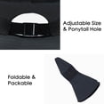 thumbnail image 5 of Lispipm Women Men Sun Hats with Wide Brim for Summer Outdoor Mesh Breathable Fishing Hat Camping Hiking Caps for Vacation Black, 5 of 6
