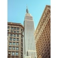 thumbnail image 2 of Frank, Assaf 19x24 Gold Ornate Wood Framed with Double Matting Museum Art Print Titled - Low angle shot of a Empire State building - New York, 2 of 4