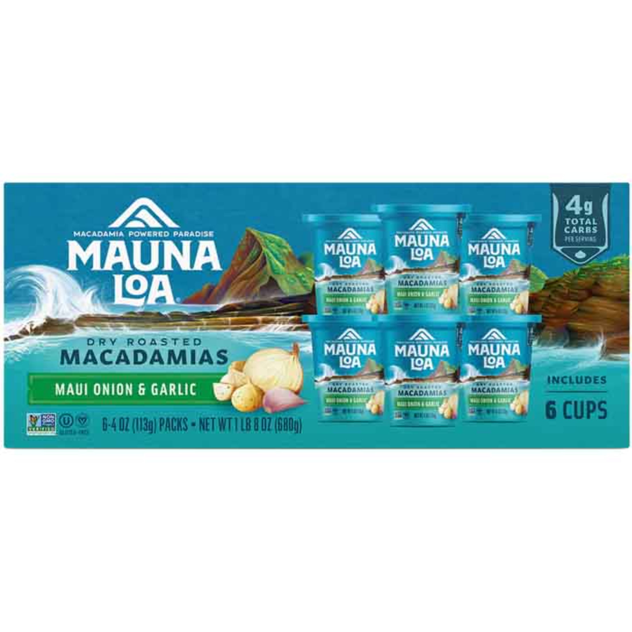 Macadamia Nuts Onion Garlic Pack of 6