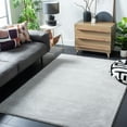 thumbnail image 2 of SAFAVIEH Pattern And Solid Carleen Solid Area Rug, Light Grey, 3'3" x 5'3", 2 of 8