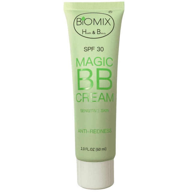 BB CC Cream Verde Anti Rojeces Curativa Progresiva Multibeneficios Piel Sensible Spf30 60ml Biomix Health & Beauty BB CC