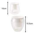 thumbnail image 3 of ruhuadgb Flowerpot Self Watering Practical Plastic Transparent Plant Pot for Home,Small, 3 of 8