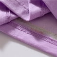 thumbnail image 5 of mgoYE Girl Tshirt Size 7-8 Toddler Girls T-Shirt Short Sleeve Shirt Bee-Print Cute Summer Tops Tees Dinosaur Graphic(Purple,3-4 Years), 5 of 8