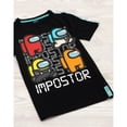 thumbnail image 2 of Among Us - Camiseta Impostor para Niños/Niñas (Negro), 2 of 6