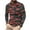 Red, variant on HomeGardon Mens Shirts Turn Down Collar Long Sleeve Shirts for Men Men's Casual Basic Printed Zipper T-shirt Shirt Long Sleeved Lapel Top,S-XXXL