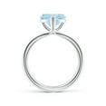 thumbnail image 2 of Angara Natural 1.8 Ct. Aquamarine Solitaire Ring in 14K White Gold for Women (Ring Size: 7), 2 of 8