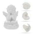 thumbnail image 7 of OUNONA White Cherub Resin Statue Figurine, Angel Decor Ornament for Home, Garden, Office - 1 Pack, 7 of 7