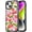 Checkered Cherry, variant on for iPhone 13 / iPhone 14 Case Cute - Military-Grade 20 ft Drop Protection Shockproof Phone Case - Funny Skeleton Design (6.1") Black
