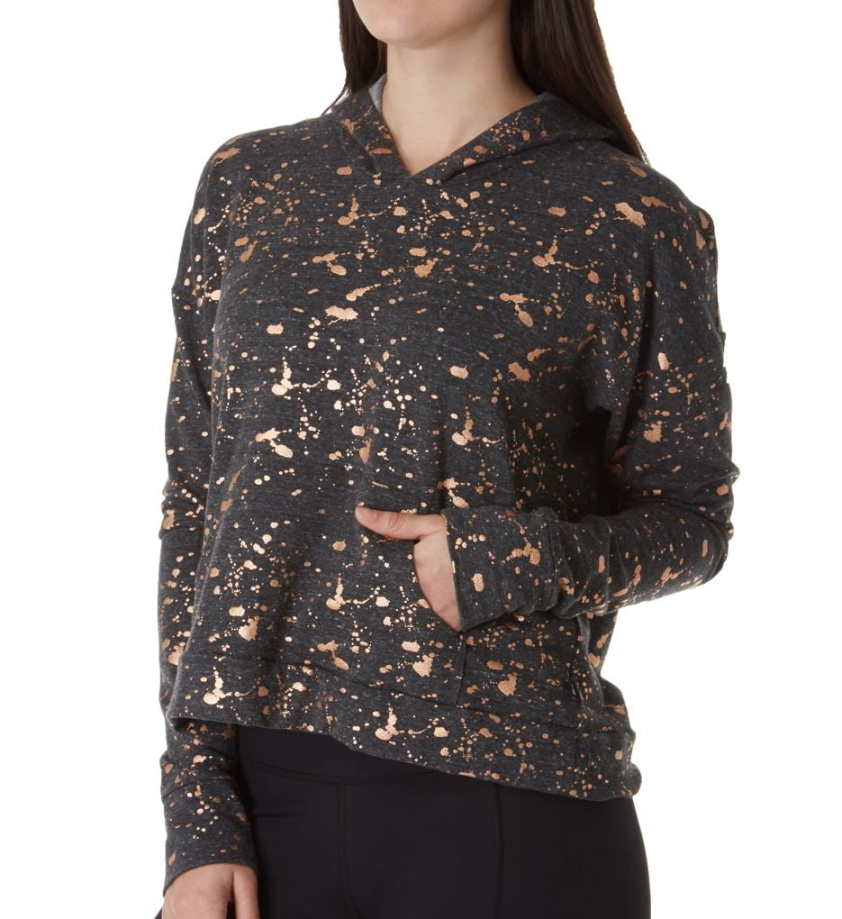 Sweatshirt Hoodie (Rose Gold Splatter 