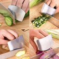 thumbnail image 3 of Herramienta de cocina de acero inoxidable, Protector de dedos de mano, cuchillo, corte, rebanada, protección segura Sincero Hogar, 3 of 4