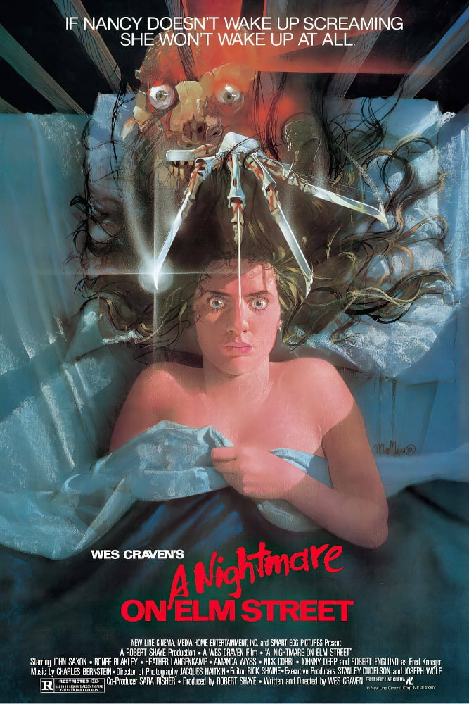 24x36 14x21 Poster A NIGHTMARE ON ELM STREET Classic Thriller Movie Art P-1871 