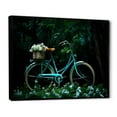 thumbnail image 2 of Designart "Blue-Green Journey II" Bicycle Floater Framed Wall Decor, 2 of 5