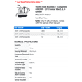thumbnail image 2 of Throttle Body Assembly 1 - Compatible with 2009 - 2010 Pontiac Vibe 2.4L 4-Cylinder, 2 of 2