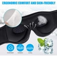 thumbnail image 4 of MUSICOZY Sleep Headphones, 3D Sleep Mask Bluetooth Wireless Sleeping Headphones Earbuds Built-in HD Ultra Soft Thin Speakers Microphones for Side Sleepers Men Women Cool Gadgets Unique Gifts, 4 of 7