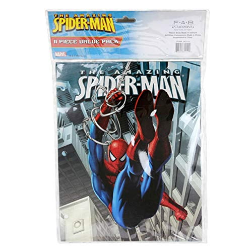 Émerveillez-vous de la Papeterie Spider-Man -11 pcs Valeur Définie