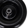 thumbnail image 5 of 2-Pack 11x4.00-5" Flat Free Lawn Mower Tires, Smooth Tread Zero Turn Wheels, Adjustable Hub Length, 5 of 7