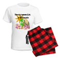 thumbnail image 5 of CafePress - Honeymoon Bermuda Women's Light Pajamas - Women's Short Sleeve Print T-Shirt and Pants Light Cotton Pajama Set, 5 of 7