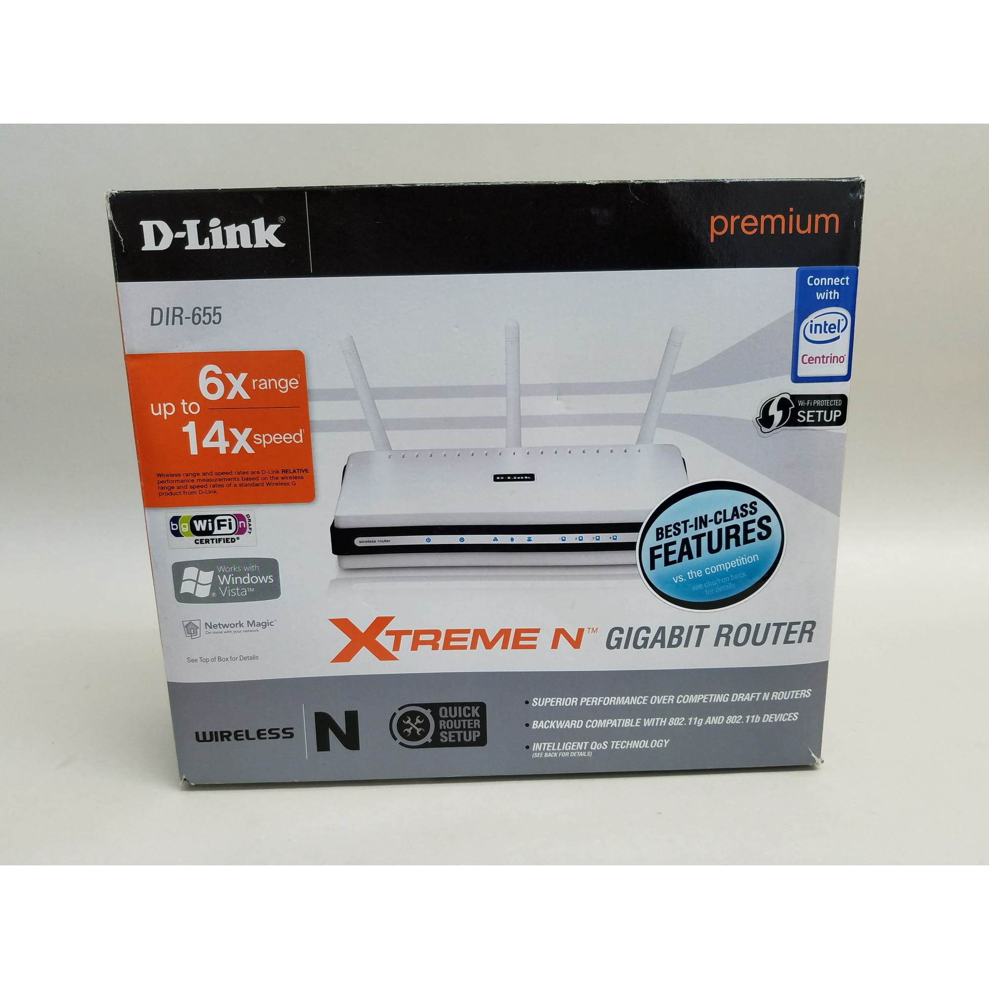 Used D-Link 4-Port Xtreme Wireless N Gigabit - Walmart.com