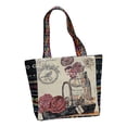thumbnail image 2 of Bolso de hombro de Lona para mujer Sunnimix Bolso de Compras Ligero de vacaciones Satchel Casual flower Monedero de hombro, 2 of 8