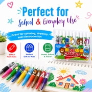 Pointer Twistable Gel Crayons, 10 Assorted Colors, Washable, Non-Toxic