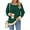 Green Blue, variant on Sweatshirts for Women Fashion Striped Crewneck Pullover Tops Long Sleeve Plus Size Shirts Loose Fit Going Out Exercise Athletic Tee Shirts