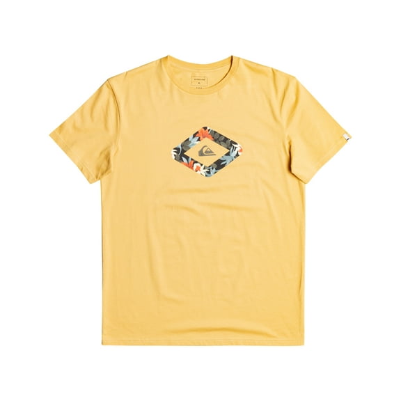 Quiksilver Men's SS Cotton T-Shirt ~ Let It Ride mustard