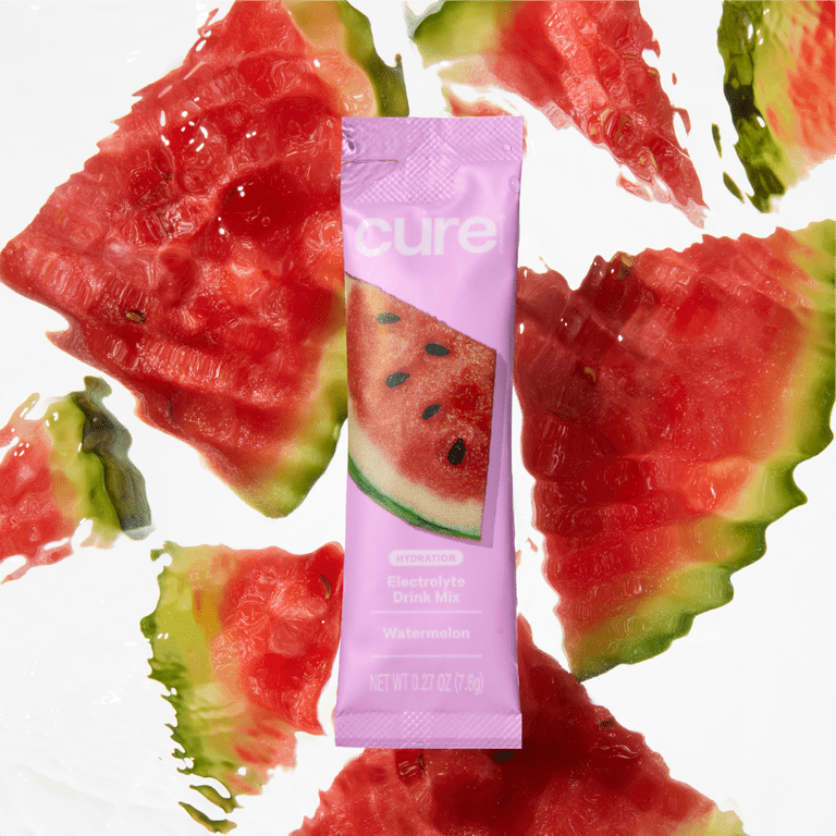 Cure Hydration Watermelon Electrolyte Drink Mix, 10 Pack photo 3