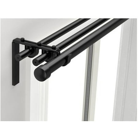 Ikea Triple Curtain Rod Combination Black 82 5 8 151 5 8