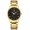 Gold Black, variant on Men's Luxury Fashion Dress Waterproof Quartz Watch Stainless Steel Classic Style Gold Gift Wrist Watches(Blue&Black)