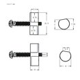 thumbnail image 3 of Lefu 3pcs Guitar Compensated Brass Bridge Saddles for TL Electric Guitar Bridges, 3 of 9