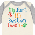 thumbnail image 4 of Inktastic My Aunt in Boston Loves Me Boys or Girls Long Sleeve Baby Bodysuit, 4 of 5