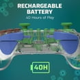 thumbnail image 4 of PDP REALMz Wireless Nintendo Switch Pro Controller, Customizable LED, 40 Hour Rechargeable Battery Power,Officially Licensed by Nintendo: Minecraft S, 4 of 8