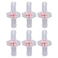 thumbnail image 3 of Water Stop Check Valves, Wear Resistant  Check Valve Strong Chemical Stability Barb Shape  For Air Intake Feed 4mm Blue,7mm Transparent,5mm Transparent, 3 of 8