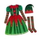 thumbnail image 5 of Disfraz de navideño para mujer, accesorios fotográficos para cosplay, actuación en el escenario, baile de máscaras, 5 of 8