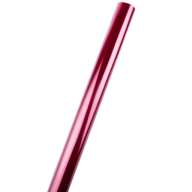 JAM Cellophane Wrapping Paper, 12.5 Sq Ft, 1/Pack, Red Cello Gift Wrap