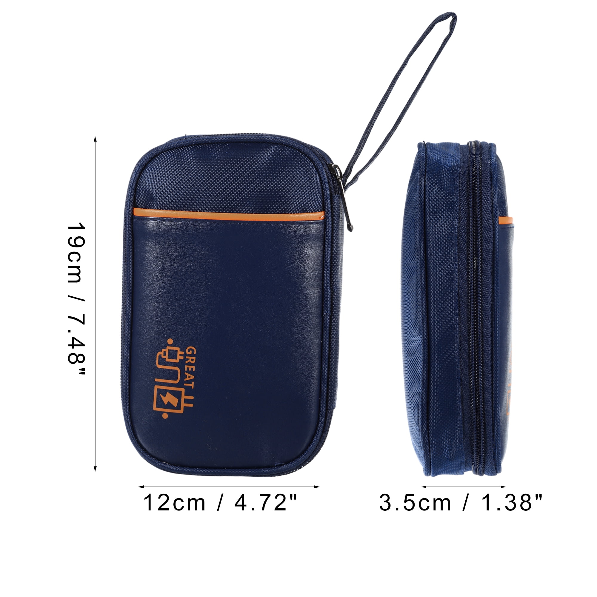 Unique Bargains Electronic Organizer Cable Waterproof Pouch for Accessories Green