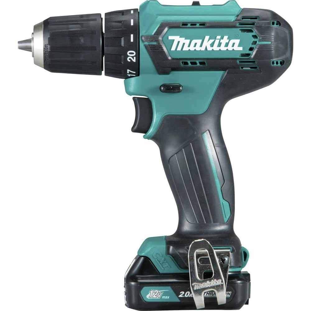 Makita FD09R1-R 12V MAX CXT Lithium-Ion 3/8 in. Cordless Drill Driver Kit with 2 Batteries (2 Ah) (Refurbished)