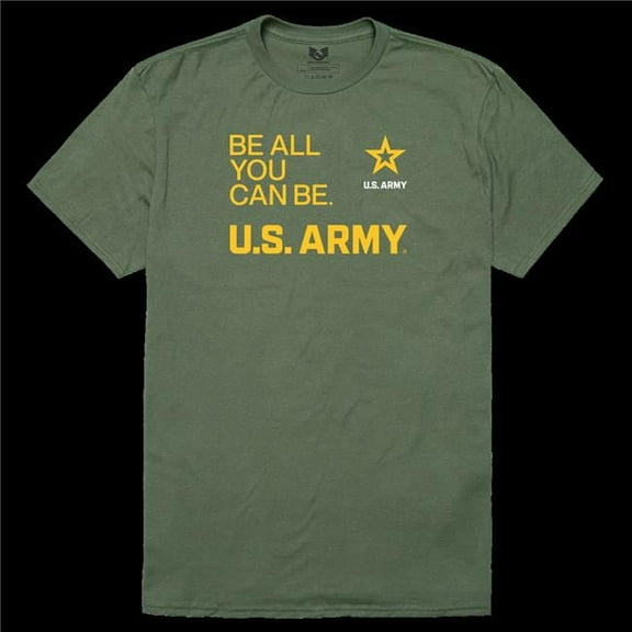 Rapid Dominance RS2-A55-OLV-03 US Army 55 Relaxed Graphic T-Shirt - Olive - Large