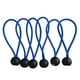 thumbnail image 4 of 18 cuerdas elásticas para bolas, toldo, lona, , correas elásticas para tienda de campaña de alta resistencia, 4''/6'' Azul Cola Bungee de bola de lona de 4 pulgadas, 4 of 8