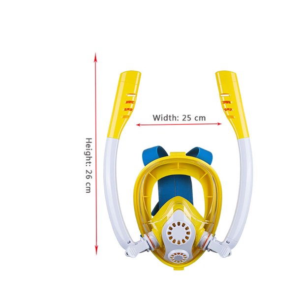Máscara De Buceo Máscara de buceo Lente antivaho Gafas de natación Máscara Equipo de cuidado de buceo (blanco amarillo) Ndcxsfigh Para Estrenar