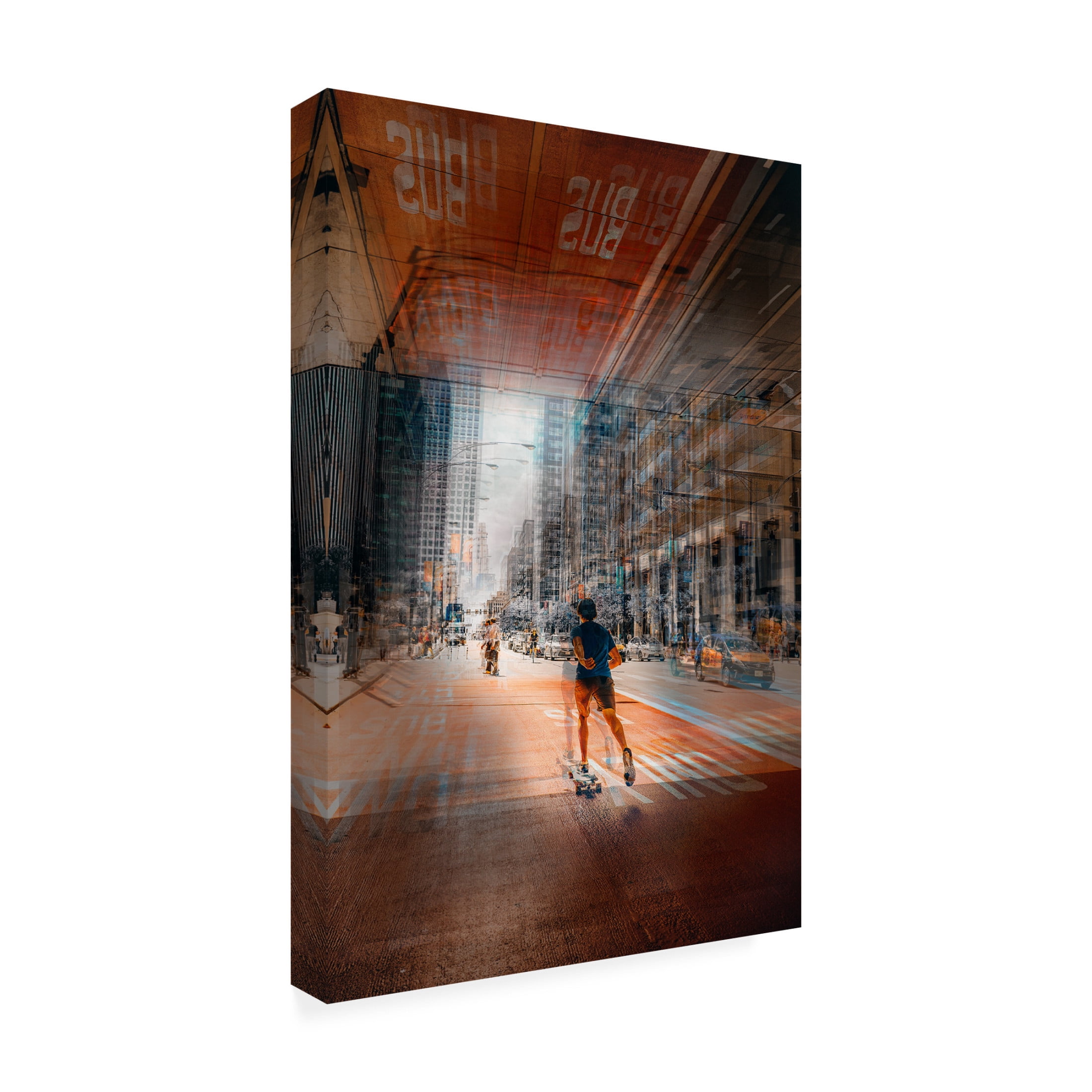 Trademark Fine Art Carmine Chiriaco Around The City Canvas Wall Art