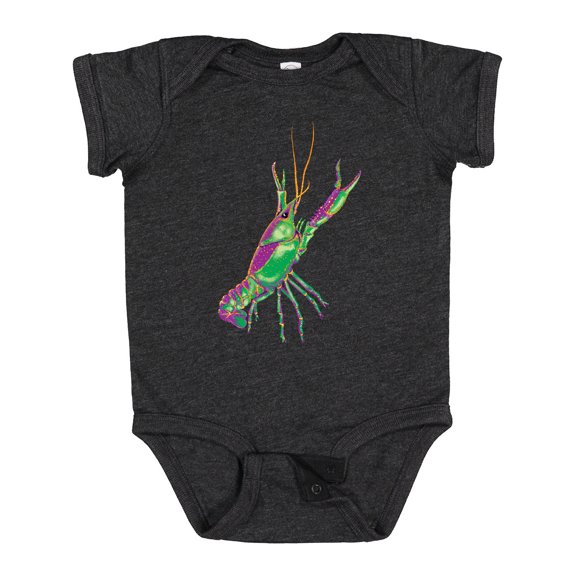 Inktastic Mardi Gras Crayfish Artsy Boys or Girls Baby Bodysuit