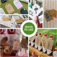thumbnail image 4 of 180 Pcs Gift Tags with String Attached Kraft Paper Blank for Price Tag Gift Bag Hang Tags Box Labeling Clothes Craft Wedding Christmas Presents Halloween (Brown 180pcs), 4 of 6