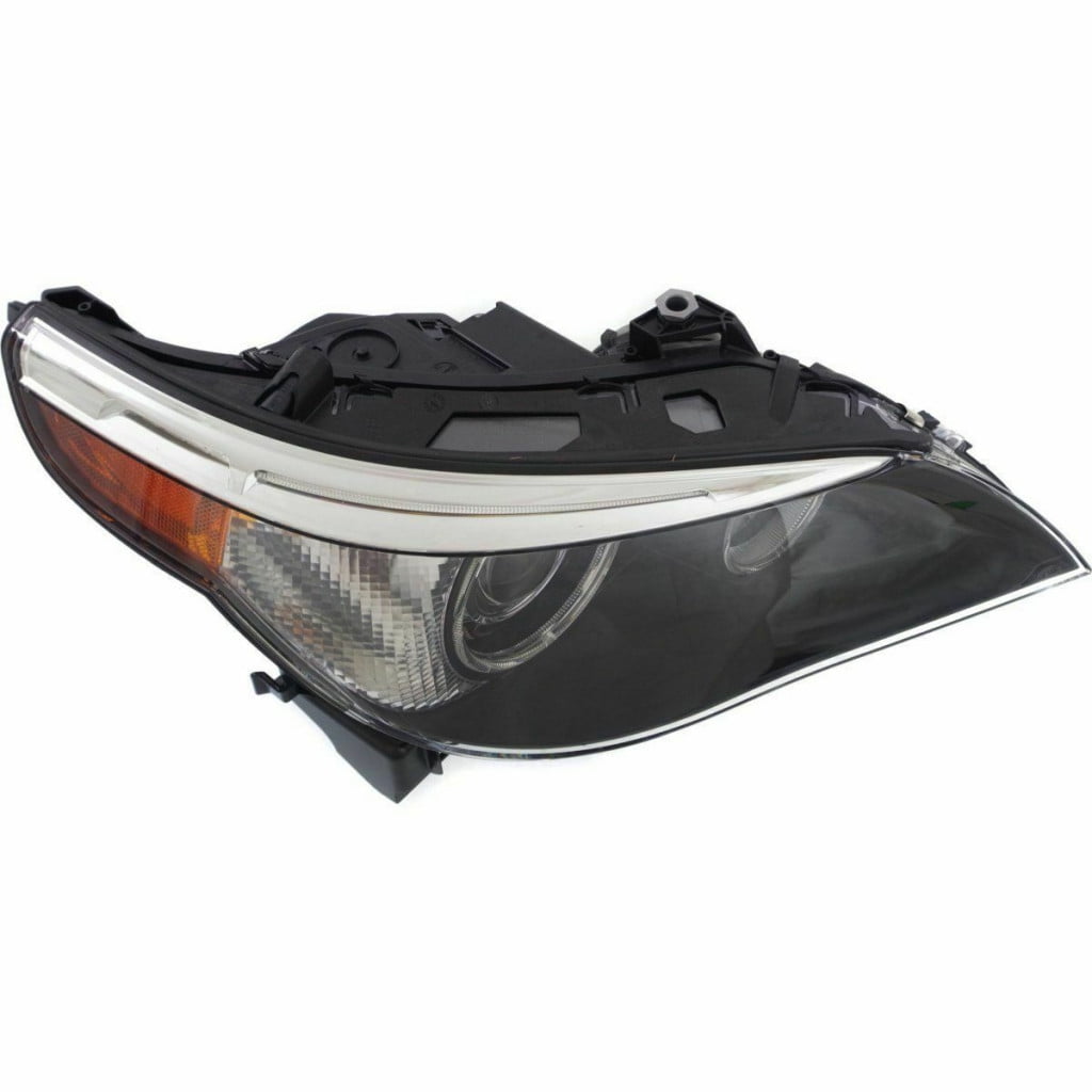 For BMW 545i 2004 2005 2006 Headlight Passenger Side | Lens and Housing | w/ Adaptive | HID | BM2503124 | 615343124575, 63127160158