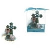 DDI 1774742 Baby Angel Praying with Lamb Poly Resin - Blue Case of 48