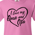 thumbnail image 4 of Inktastic I Love My Oma and Opa in Black Chalk Heart Youth T-Shirt, 4 of 5