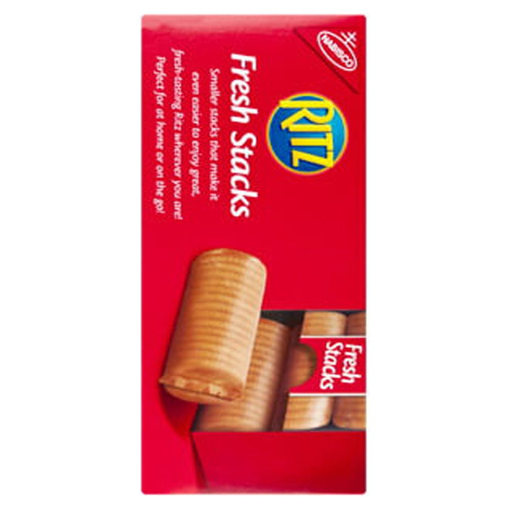 Nabisco, Ritz, Fresh Stacks, Crackers, 12.73oz, 8 Fresh Stacks, Shelf Stable, Cardboard Box