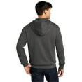 thumbnail image 2 of District V.I.T.Fleece Full-Zip Hoodie DT6102 - XL Charcoal, 2 of 4